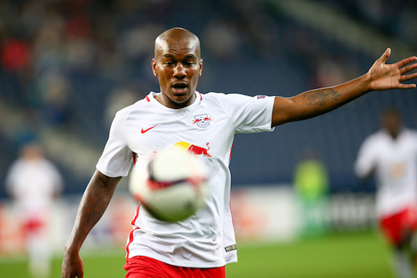 SALZBURG,AUSTRIA,15.SEP.16 - SOCCER - UEFA Europa League, group stage, Red Bull Salzburg vs FK Krasnodar. Image shows Andre Wisdom (RBS). Photo: GEPA pictures/ Felix Roittner - For editorial use only. Image is free of charge.