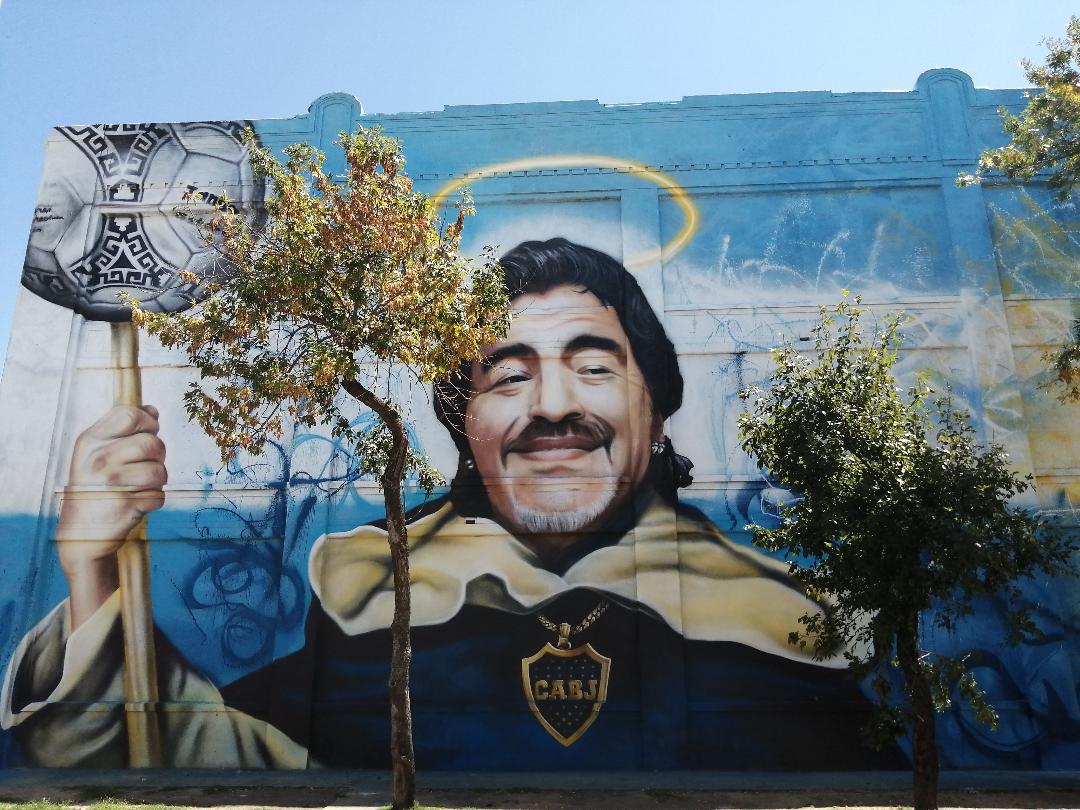Maradona La Boca halo